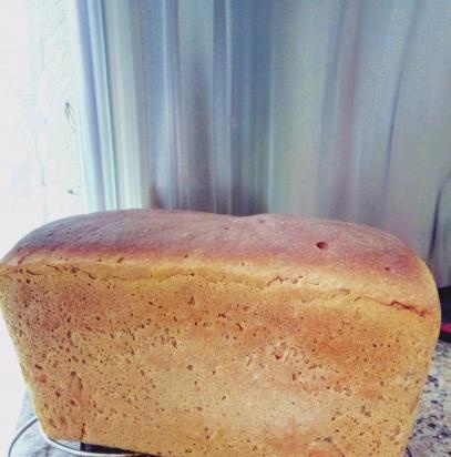 Rye bread with beer and sourdough