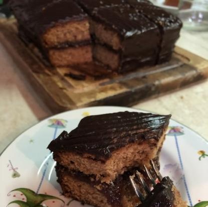 Polish Christmas gingerbread cake