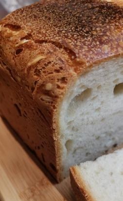 Pan de trigo con masa madre de centeno