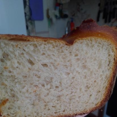 Pan de trigo gris con miel Método de estiramiento en frío