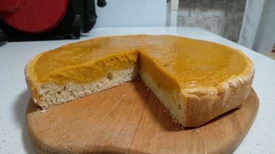 Pumpkin pie with condensed milk