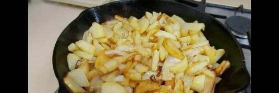 Patate fritte in padella di ghisa (+ video)