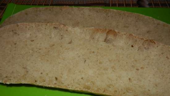 Wheat bread with whole grain flour Cap (oven)