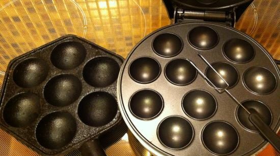 Round Donut Frying Pan (Tako, Danish Donut Frying Pan)