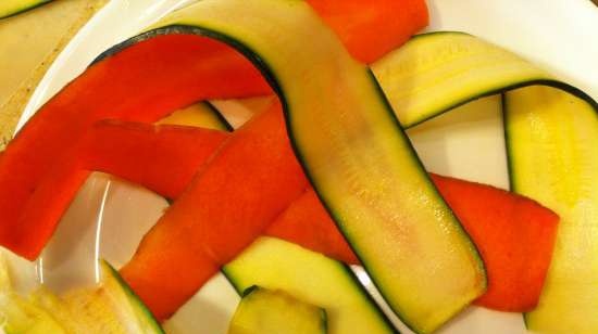 Courgette en Worteltaart Spiraal