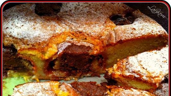 Torta di mele al cioccolato