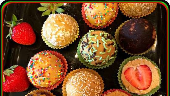 No-Bake Cakes Strawberry Balls