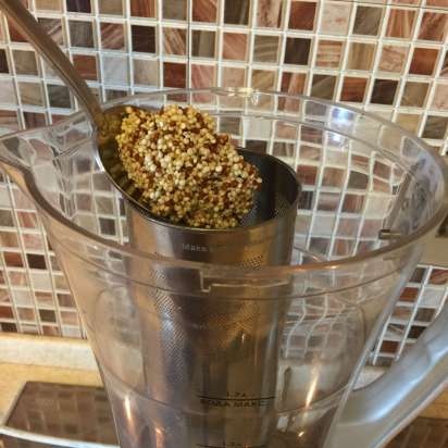 Quinoa Milk in Endever Skyline Soup Blender