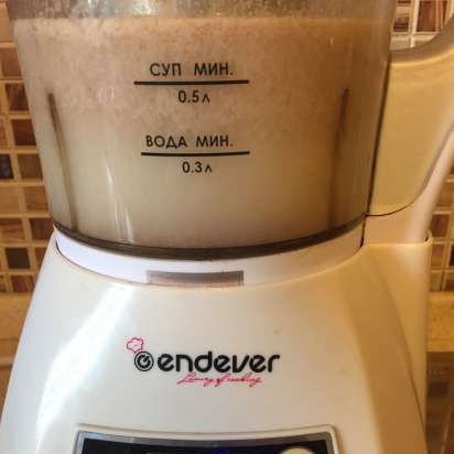 Flaxseed Milk in Endever Skyline Soup Blender