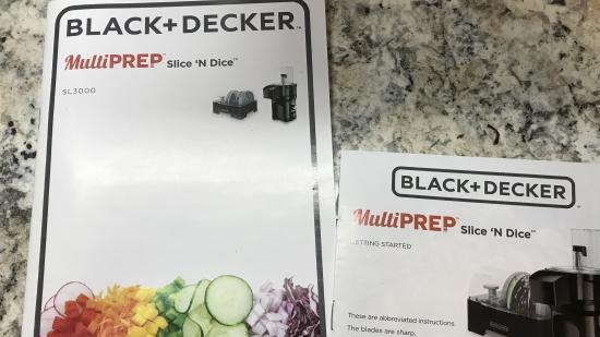 Multi-cutter eléctrico Black + Decker MultiPREP Slice 'N Dice