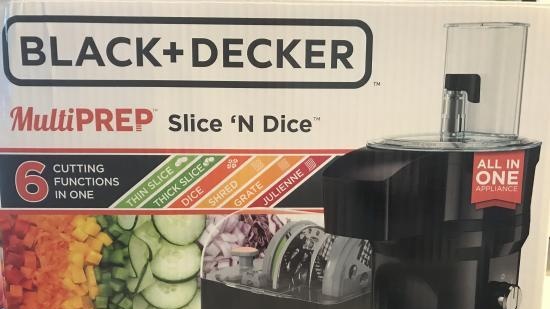 Multi-cutter eléctrico Black + Decker MultiPREP Slice 'N Dice