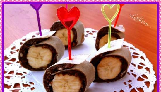 Chocolate Banana Rolls (Schoko-Bananen-Wrap)