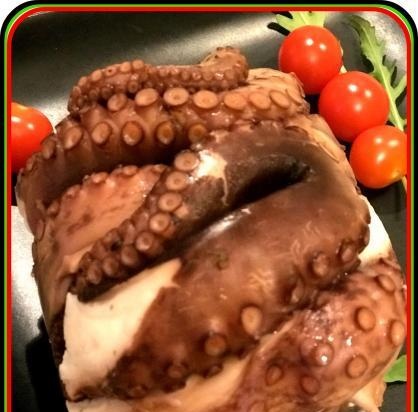 Octopus carpaccio