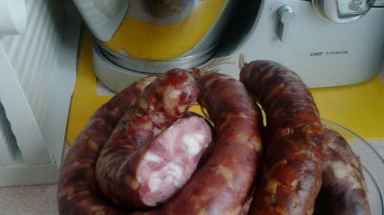 Sausage at home