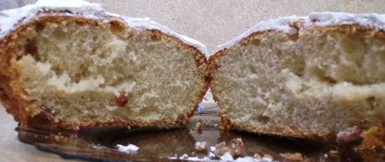 Kulich Tenderness on leaven without yeast