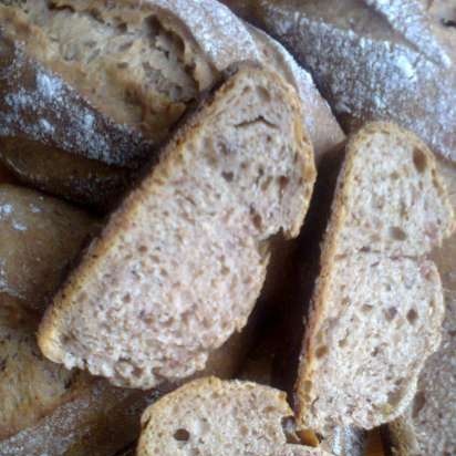 Wheat-rye crispbread Barbarisks (na may rye sourdough)