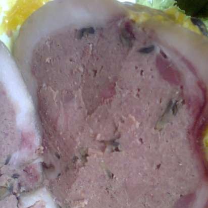 Varkensvlees hoofd galantine banket