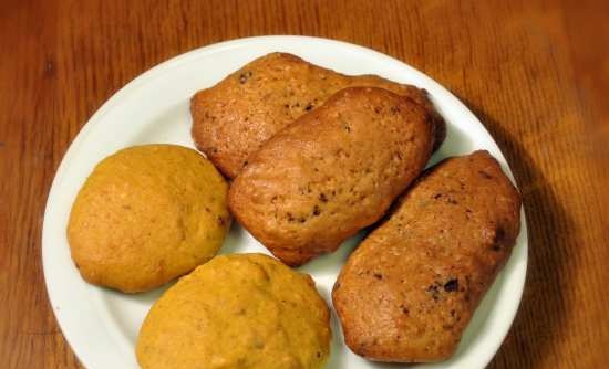 Galletas magras de calabaza y jengibre