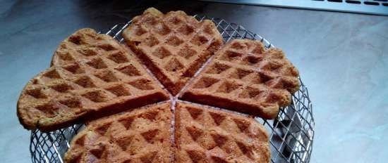 Carrot Spiced Waffles (KitchenAid Artisan Waffle Maker)