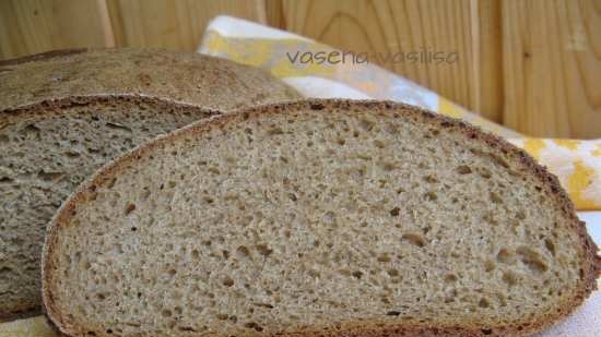 Wheat-rye hearth bread