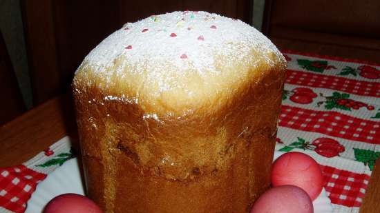 Kulich Royal fastidio en una panificadora