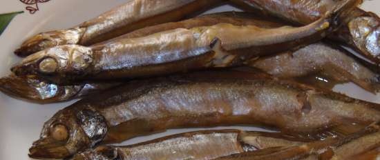 Mga homemade capelin sprats