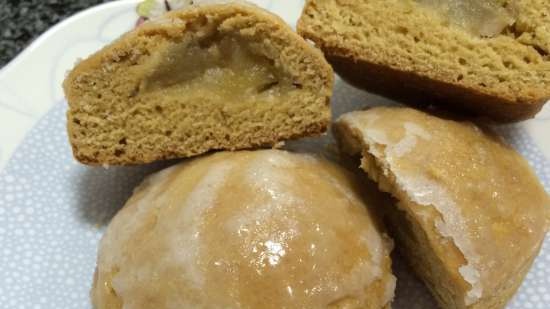 Galletas de jengibre con azúcar quemada