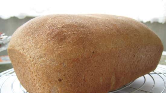 100% Whole Wheat Sandwich Bread Peter Reinhart