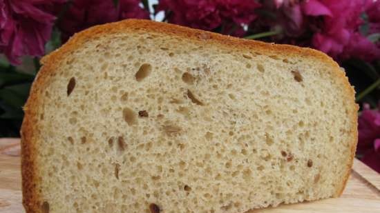 Wheat bread with sour cream and seeds in Scarlett-400 bread maker