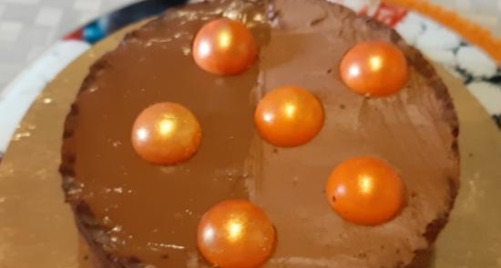 Tarta de ciocolata Andy Chef cu caise si mousse