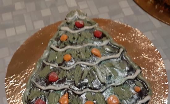 Pastel de pan de jengibre de Navidad polaco