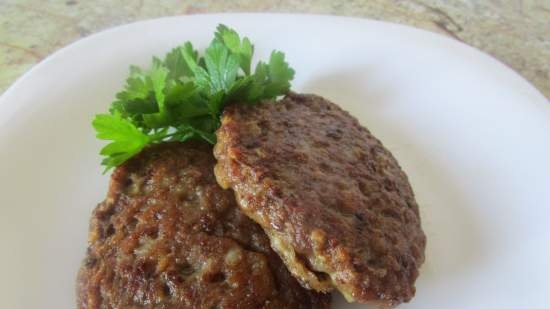 Liver cutlets with potatoes