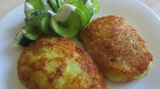 Tortitas de calabacín con carne