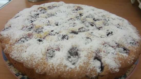 Torta di ciliegie a fette