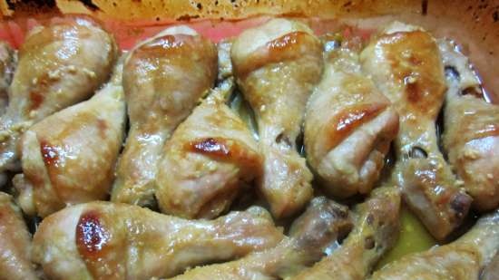 Chicken in mustard honey sauce