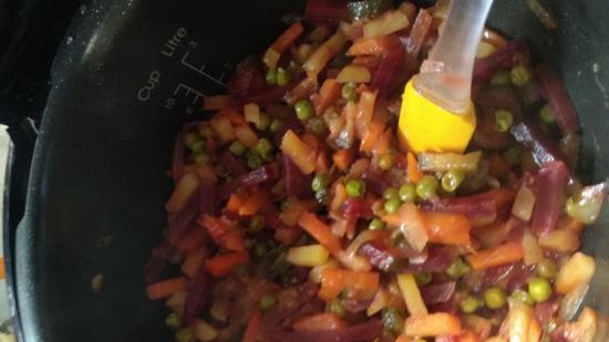 Groentestoofpot Vinaigrette (op het fornuis / in een slowcooker)