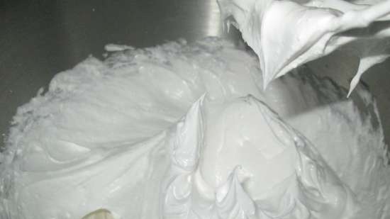 Protein powder meringue