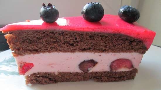 Mousse di torte Cappuccetto Rosso