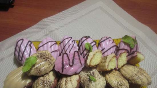 Torta Madeleine con soufflé