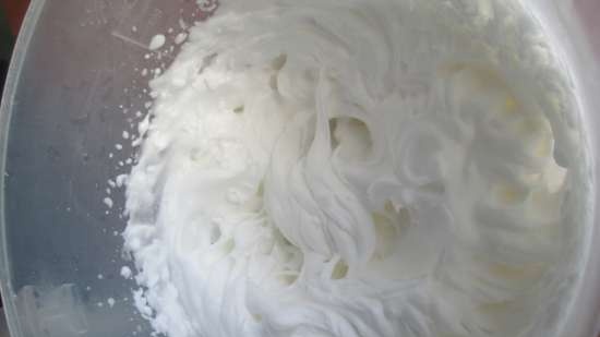 Protein powder meringue