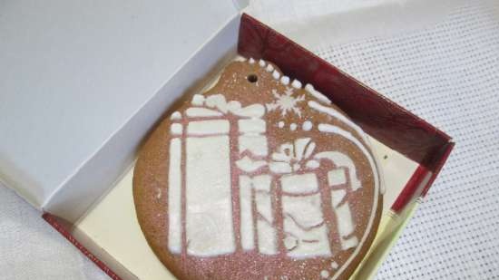 Pinalamutian namin ang cookies ng gingerbread, cookies