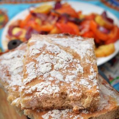 Ιταλικό επίπεδο ψωμί ciabatta