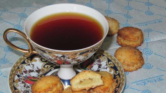 Galletas de requesón con manzana