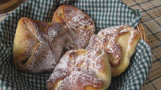 Pastiglie con ricotta e ciliegie