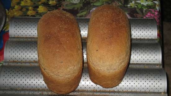 Pane integrale di grano 50:50