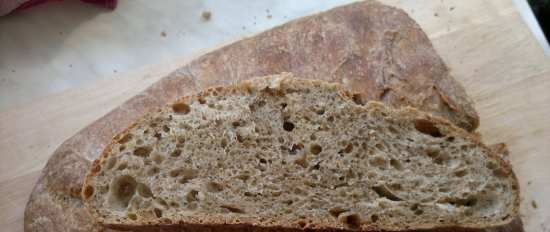 Pane artigianale senza impastare