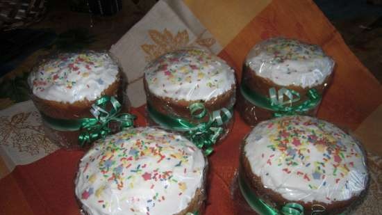 Kulich con Myasoedovskaya al forno (master class)