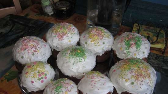 Kulich con Myasoedovskaya en el horno (clase magistral)