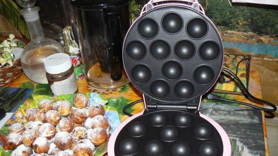 Round Donut Frying Pan (Tako, Danish Donut Frying Pan)