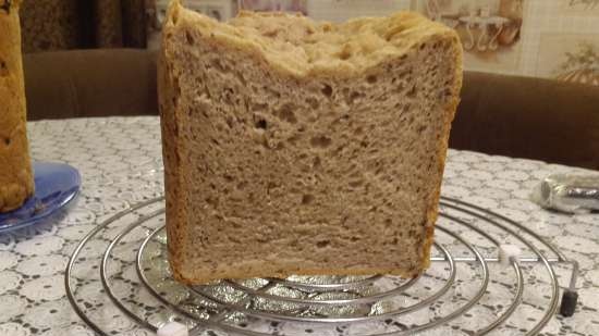 Czech bread Šumava with buttermilk in a bread machine